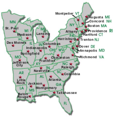 Benefits of using MAP Map Of Eastern United States